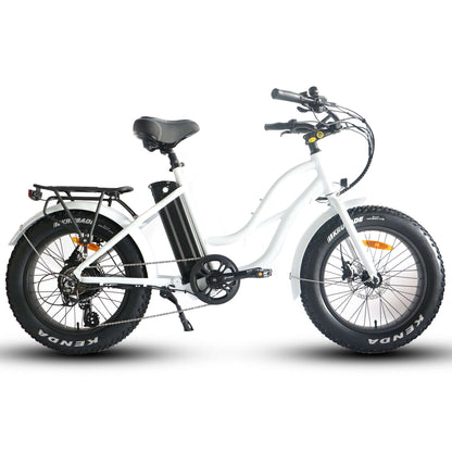 Coastal Cruiser Bikes - Step Thru Mini 20x4 - 52v Beach Cruiser Electric Bike