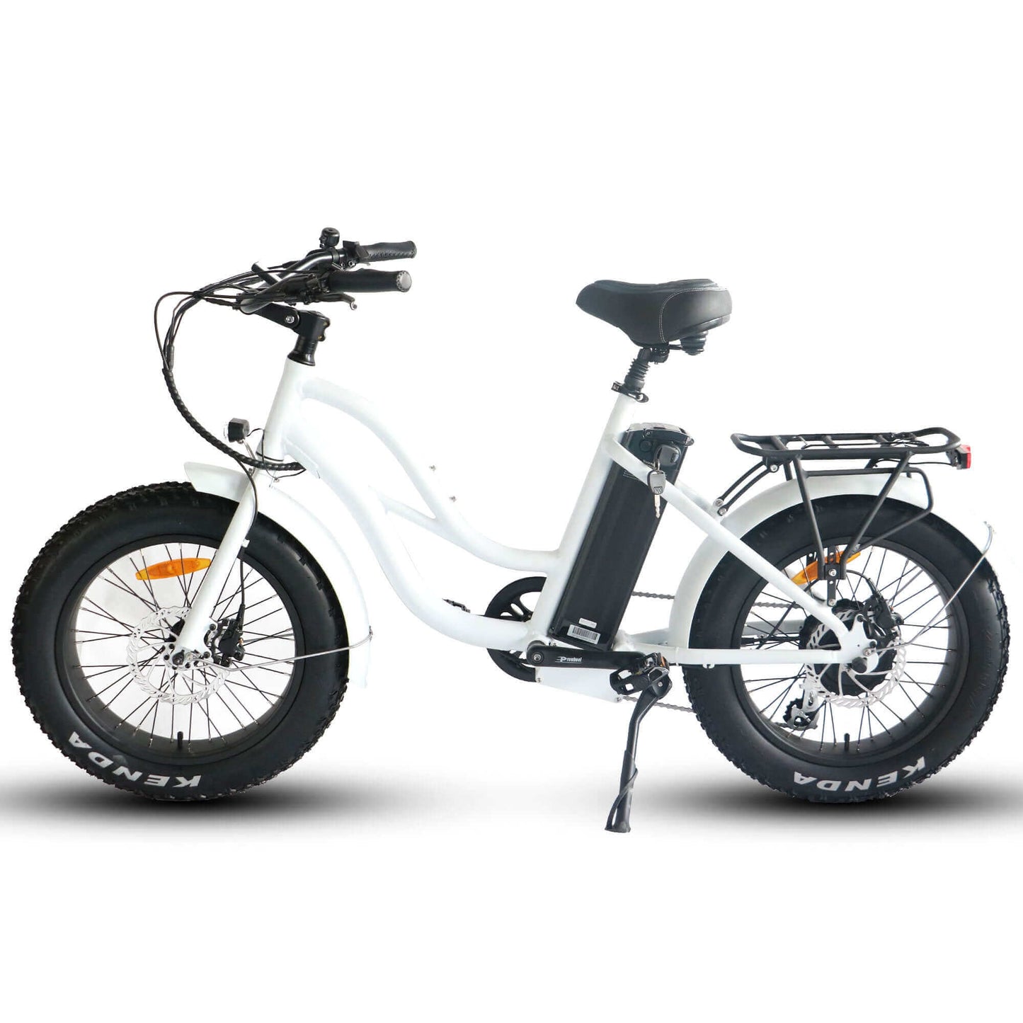 Coastal Cruiser Bikes - Step Thru Mini 20x4 - 52v Beach Cruiser Electric Bike