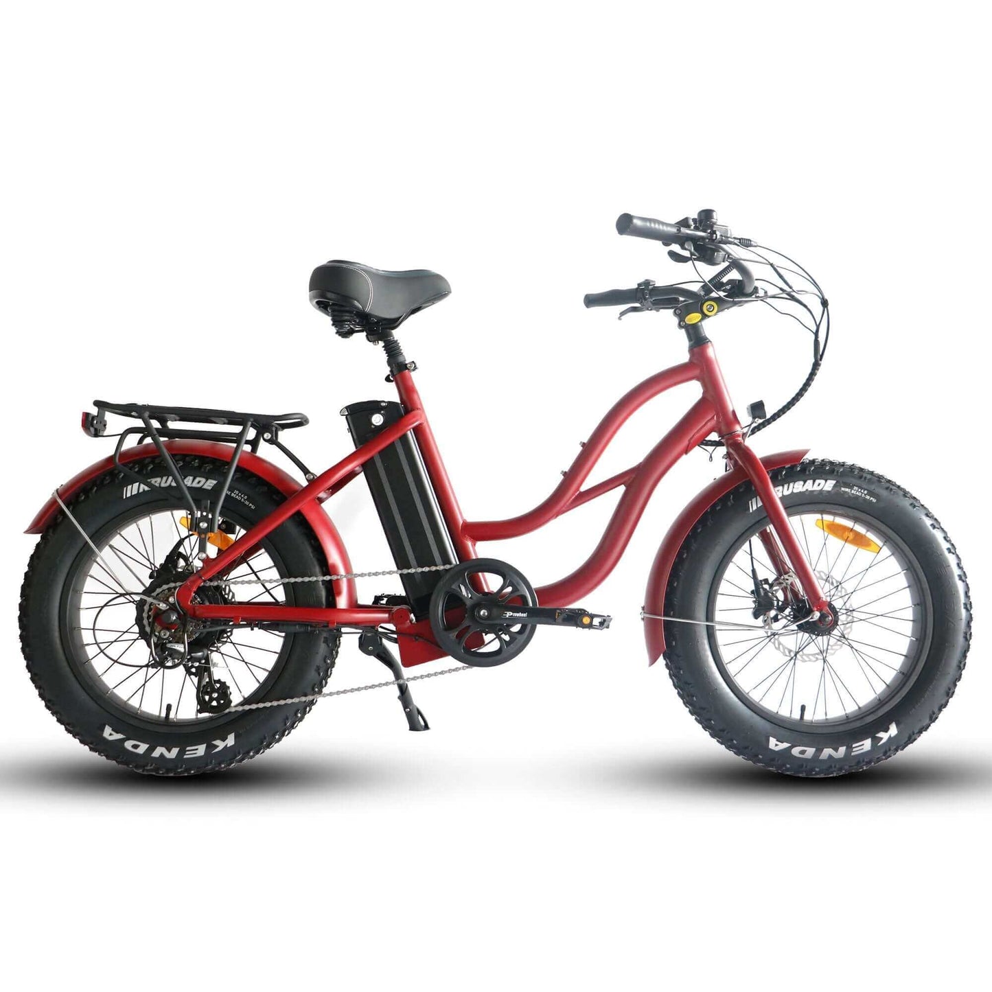 Coastal Cruiser Bikes - Step Thru Mini 20x4 - 52v Beach Cruiser Electric Bike