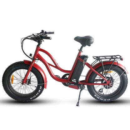 Coastal Cruiser Bikes - Step Thru Mini 20x4 - 52v Beach Cruiser Electric Bike