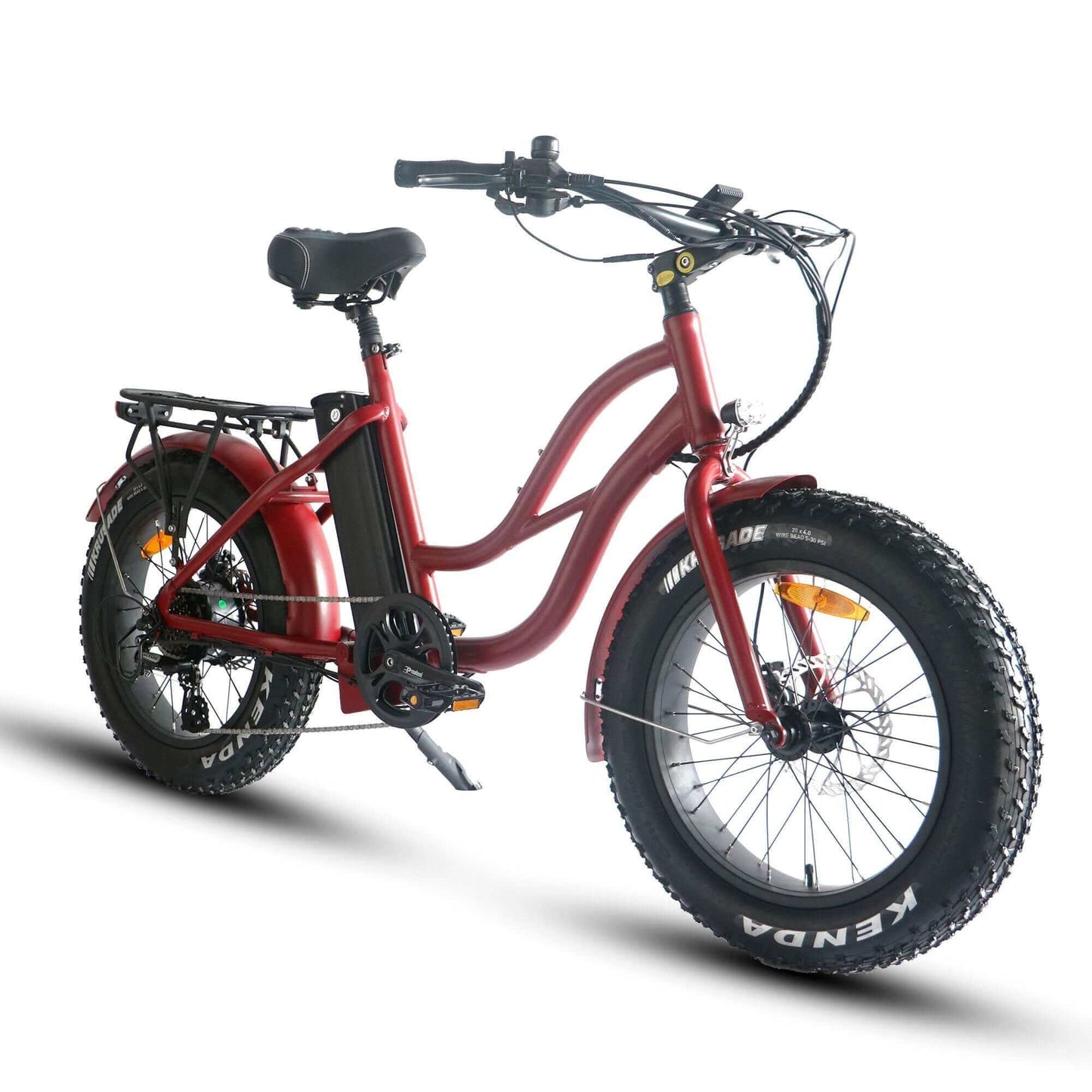 Coastal Cruiser Bikes - Step Thru Mini 20x4 - 52v Beach Cruiser Electric Bike