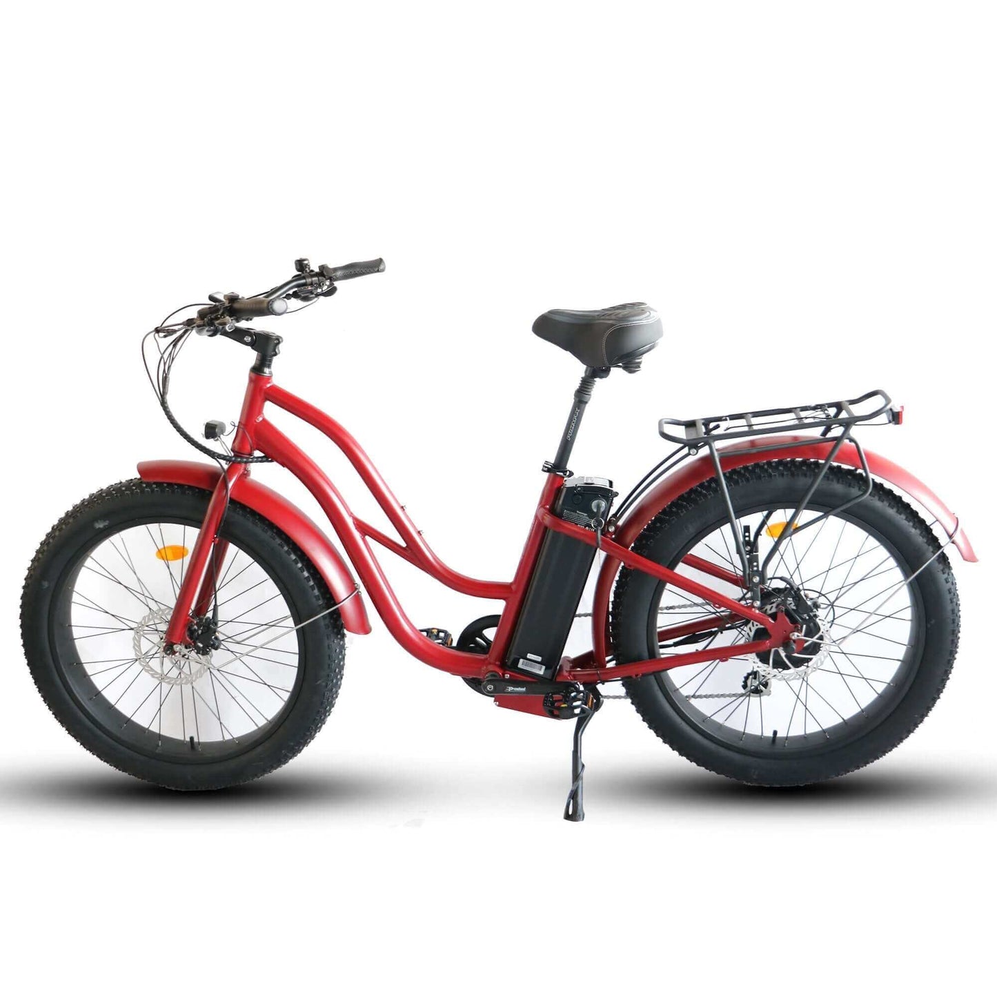 Coastal Cruiser Bikes - Fat Tire Step Thru 26x4 - 52v Beach Cruiser Electric Bike