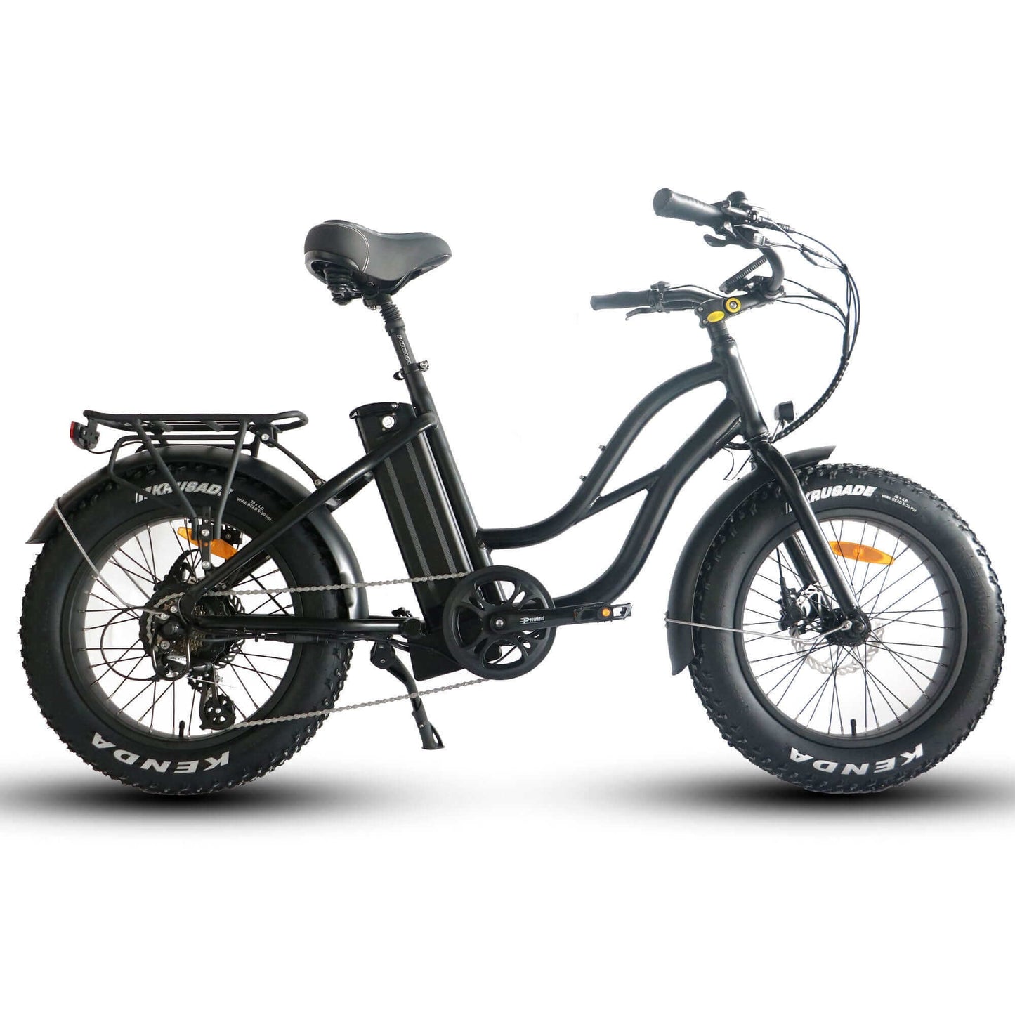 Coastal Cruiser Bikes - Step Thru Mini 20x4 - 52v Beach Cruiser Electric Bike