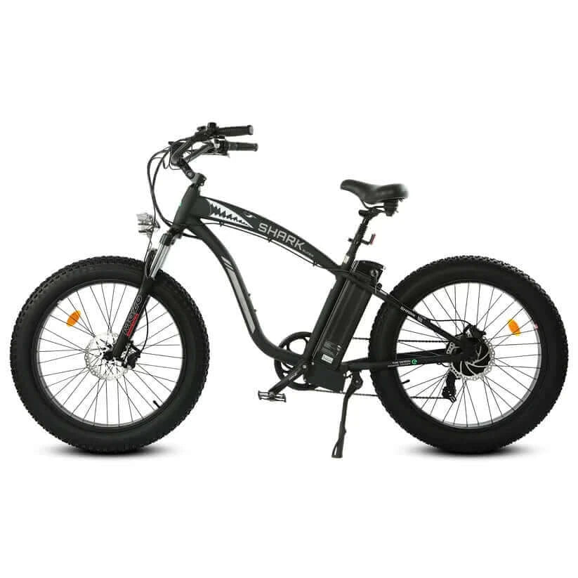 Ecotric Bikes - Ecotric Hammer Electric Fat Tire Beach Snow Bike, Matt Black