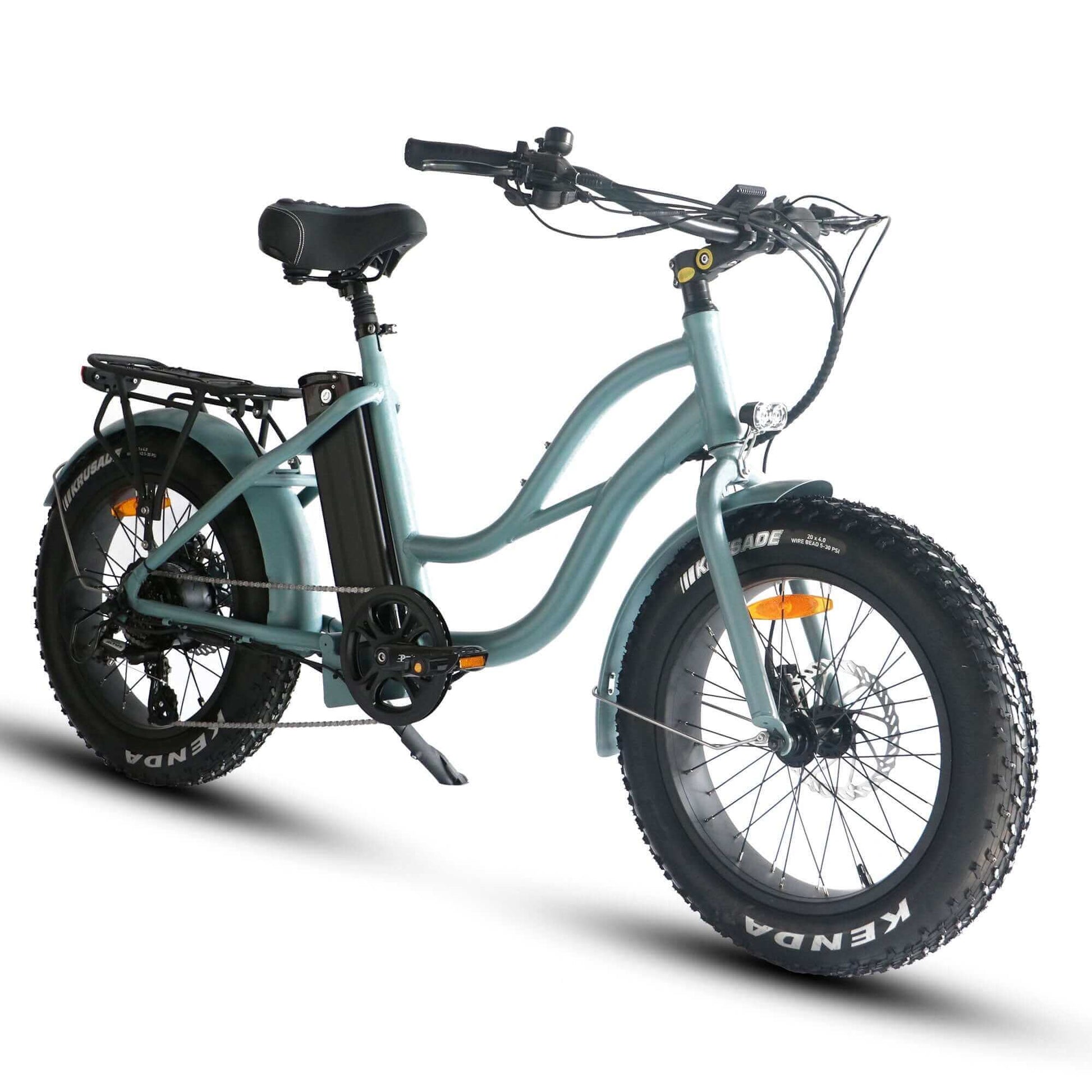 Coastal Cruiser Bikes - Step Thru Mini 20x4 - 52v Beach Cruiser Electric Bike