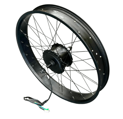 Coastal Cruiser Bikes - 26x4 Rear wheel assembly - 48V 750W Bafang motor