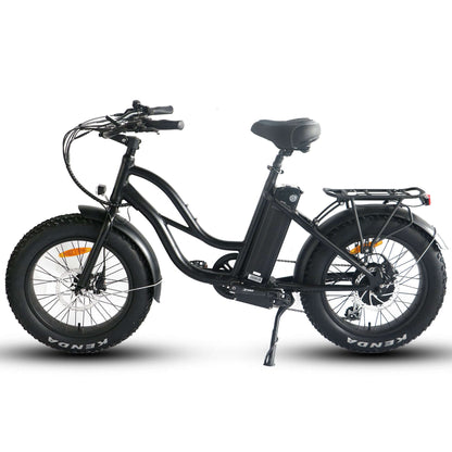 Coastal Cruiser Bikes - Step Thru Mini 20x4 - 52v Beach Cruiser Electric Bike