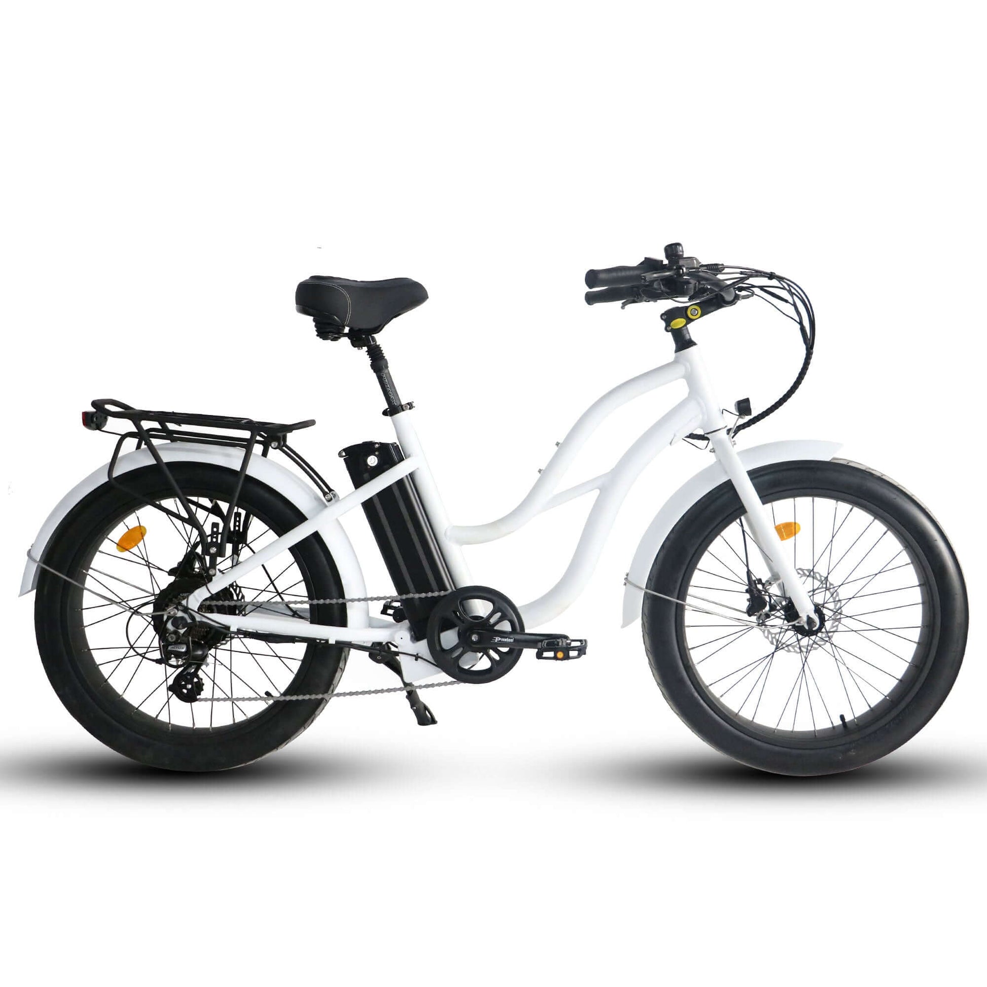 Coastal Cruiser Bikes - Step Thru 24x3 - 52v Beach Cruiser Electric Bike