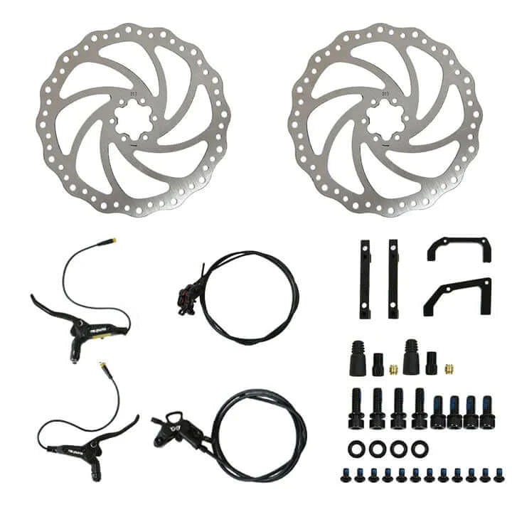 Eunorau Bikes - EUNORAU Hydraulic Disk Brake Sets 4-Piston