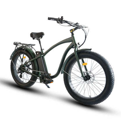 Coastal Cruiser Bikes - Fat Tire Step Over 26x4 - 52v Beach Cruiser Electric Bike