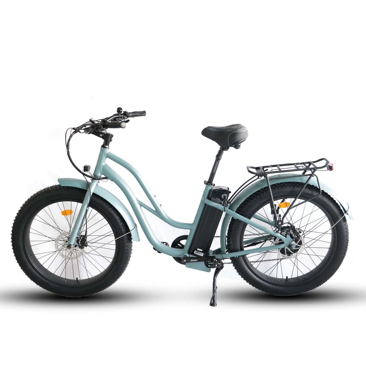 Coastal Cruiser Bikes - Fat Tire Step Thru 26x4 - 52v Beach Cruiser Electric Bike