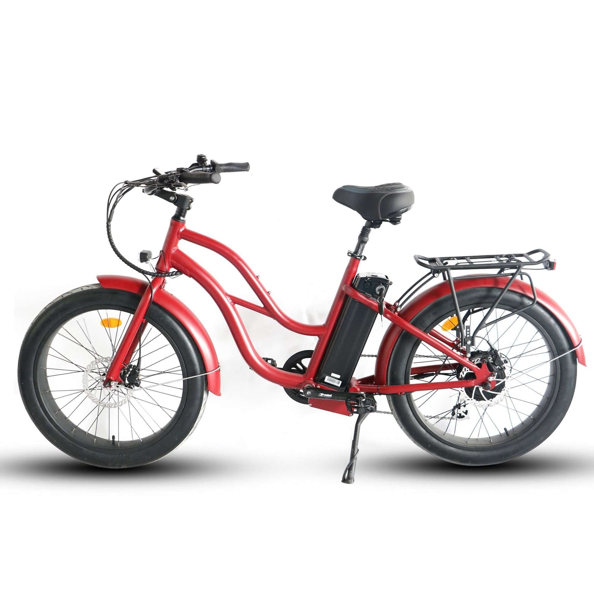 Coastal Cruiser Bikes - Step Thru 24x3 - 52v Beach Cruiser Electric Bike