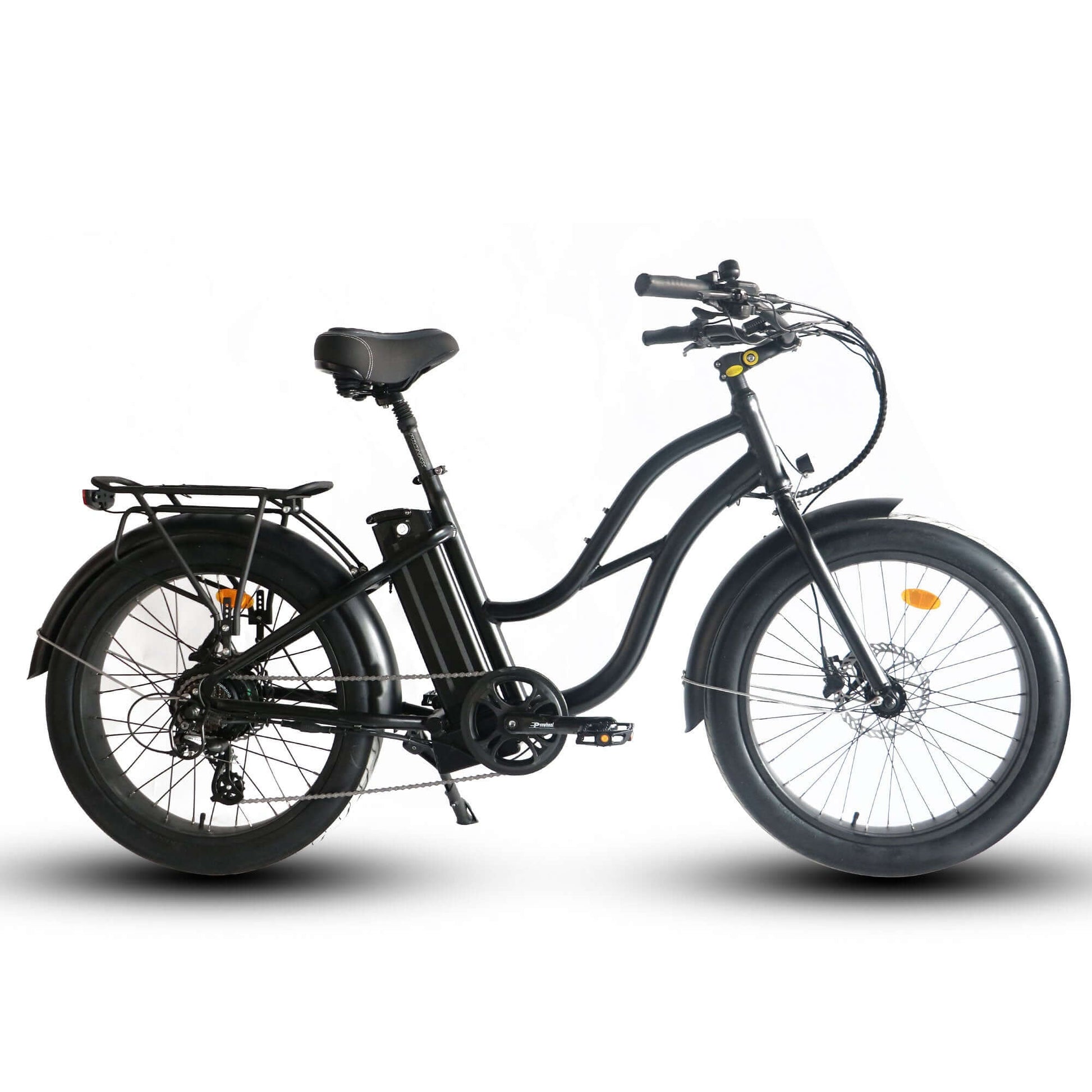 Coastal Cruiser Bikes - Step Thru 24x3 - 52v Beach Cruiser Electric Bike