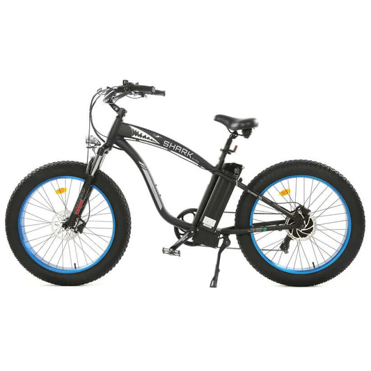 Ecotric Bikes - Ecotric Hammer Electric Fat Tire Bike, Blue | Orange Rims