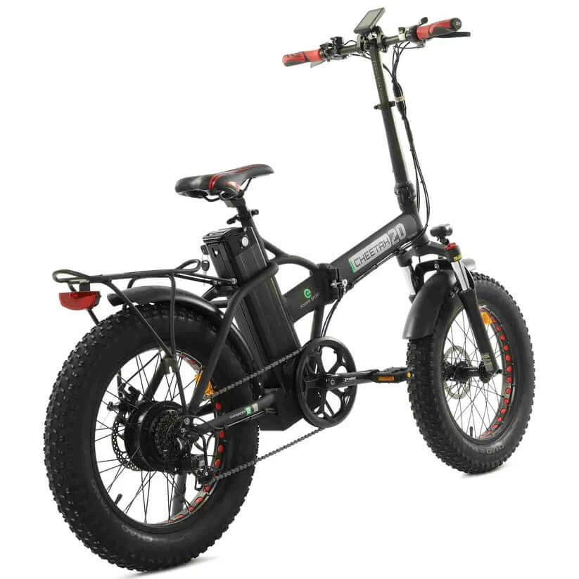 Ecotric Bikes - Ecotric 48V Fat Tire Portable and Folding Electric Bike W/ Color LCD Display