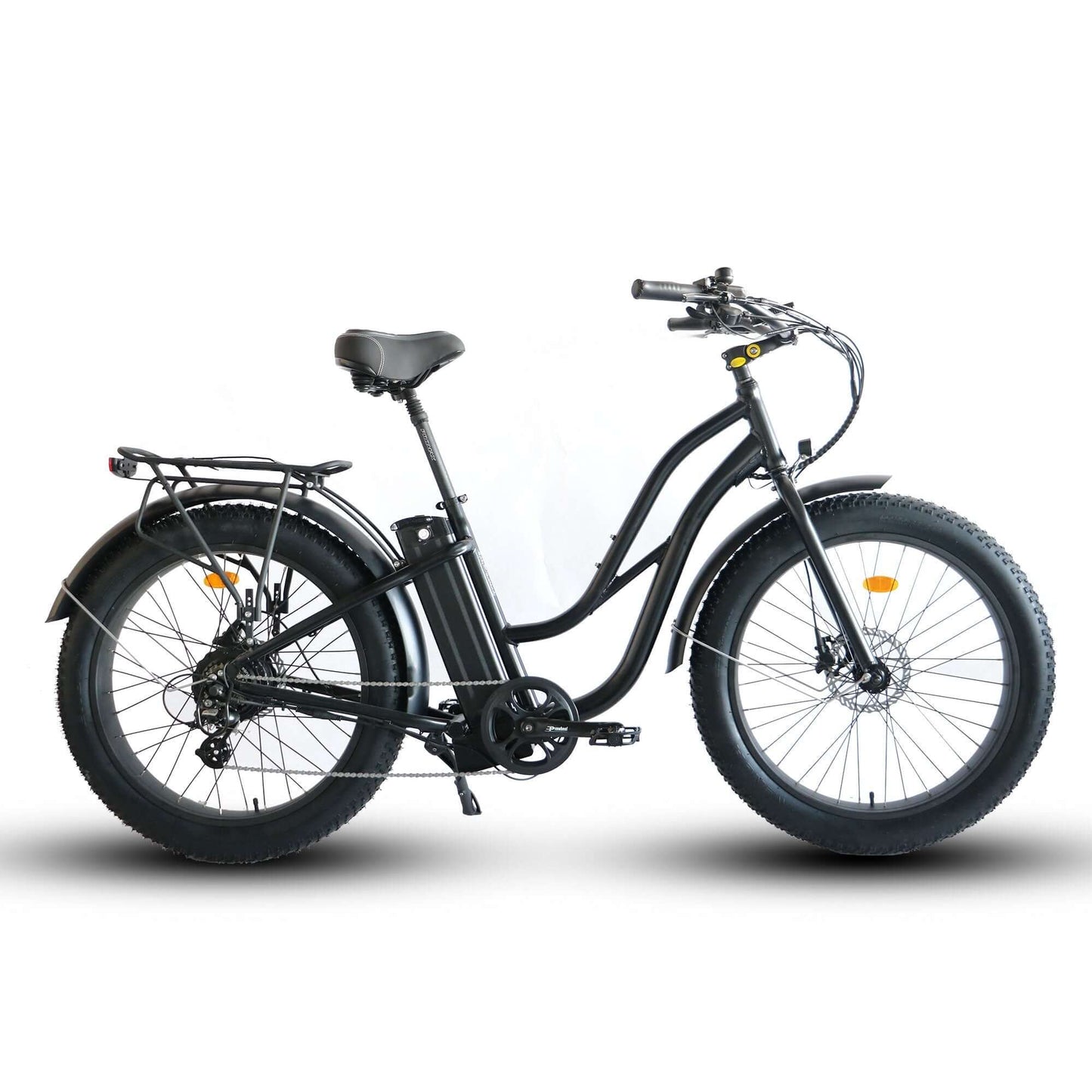 Coastal Cruiser Bikes - Fat Tire Step Thru 26x4 - 52v Beach Cruiser Electric Bike