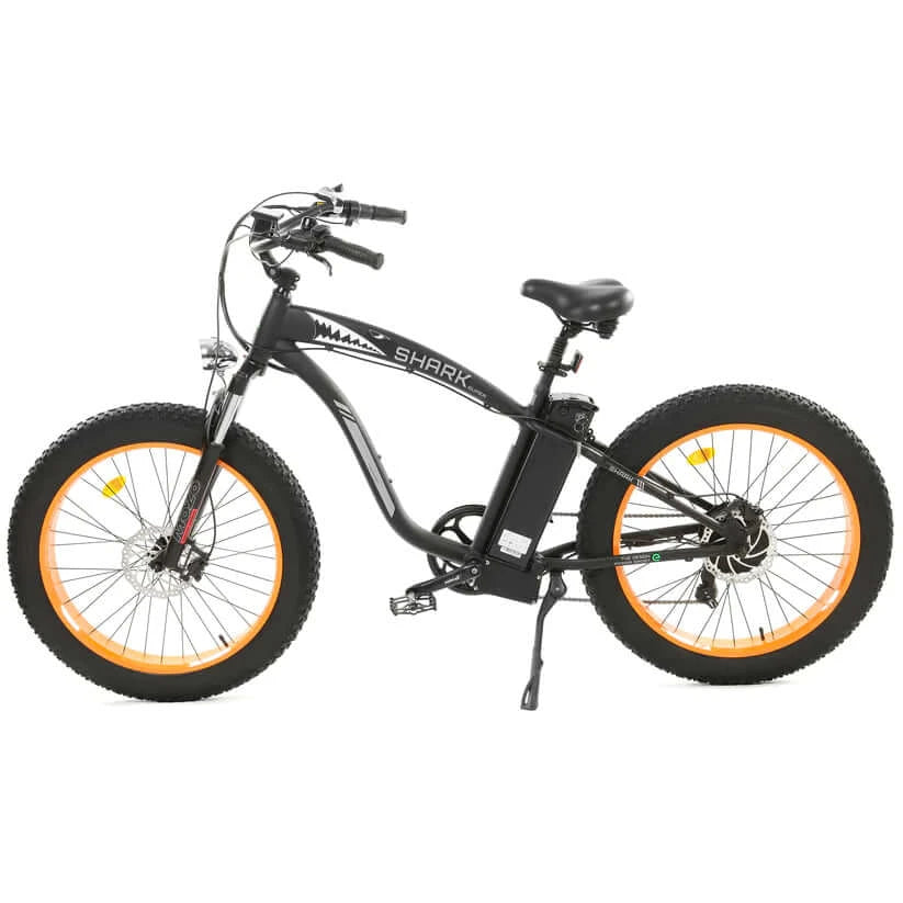 Ecotric Bikes - Ecotric Hammer Electric Fat Tire Bike, Blue | Orange Rims