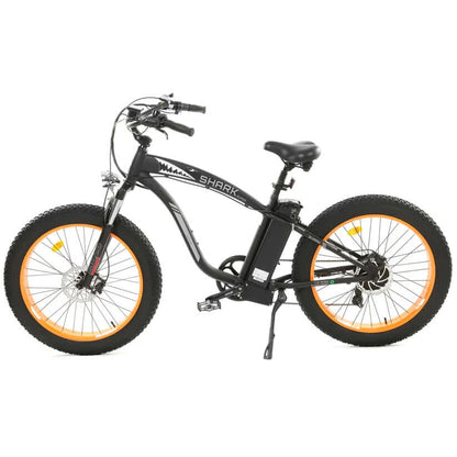 Ecotric Bikes - Ecotric Hammer Electric Fat Tire Bike, Blue | Orange Rims