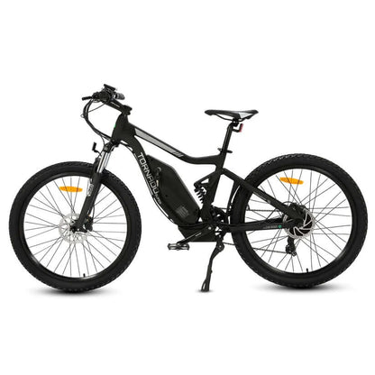 Ecotric Bikes - Ecotric Tornado Full Suspension MTB Electric Bike, Black