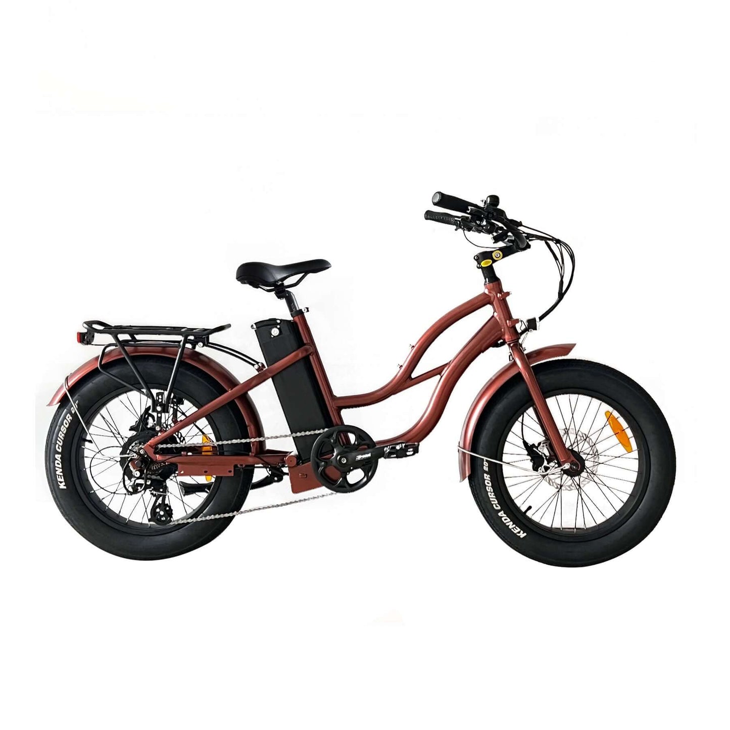 Coastal Cruiser Bikes - Step Thru Mini 20x4 - 52v Beach Cruiser Electric Bike