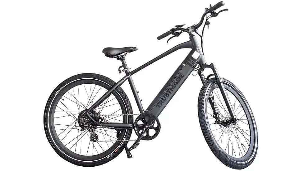 Coastal Cruiser Bikes - Trustmade Bobcat - 500W Hardtail Electric Bike, Grey