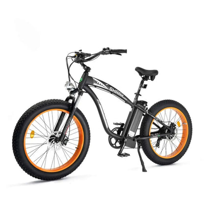 Ecotric Bikes - Ecotric Hammer Electric Fat Tire Bike, Blue | Orange Rims