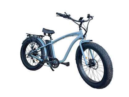 Coastal Cruiser Bikes - 750w Fat Tire Cruiser Step Over 26x4 Electric Bike