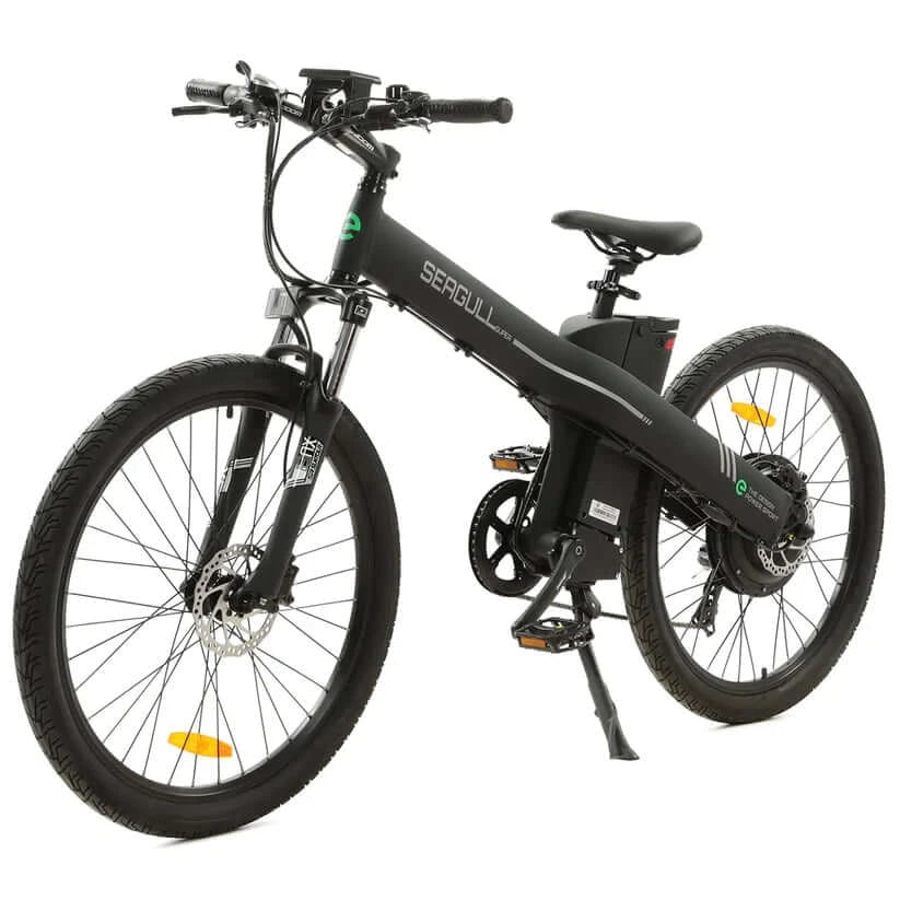 Ecotric Bikes - Ecotric Seagull Electric Mountain Bicycle, Matt Black