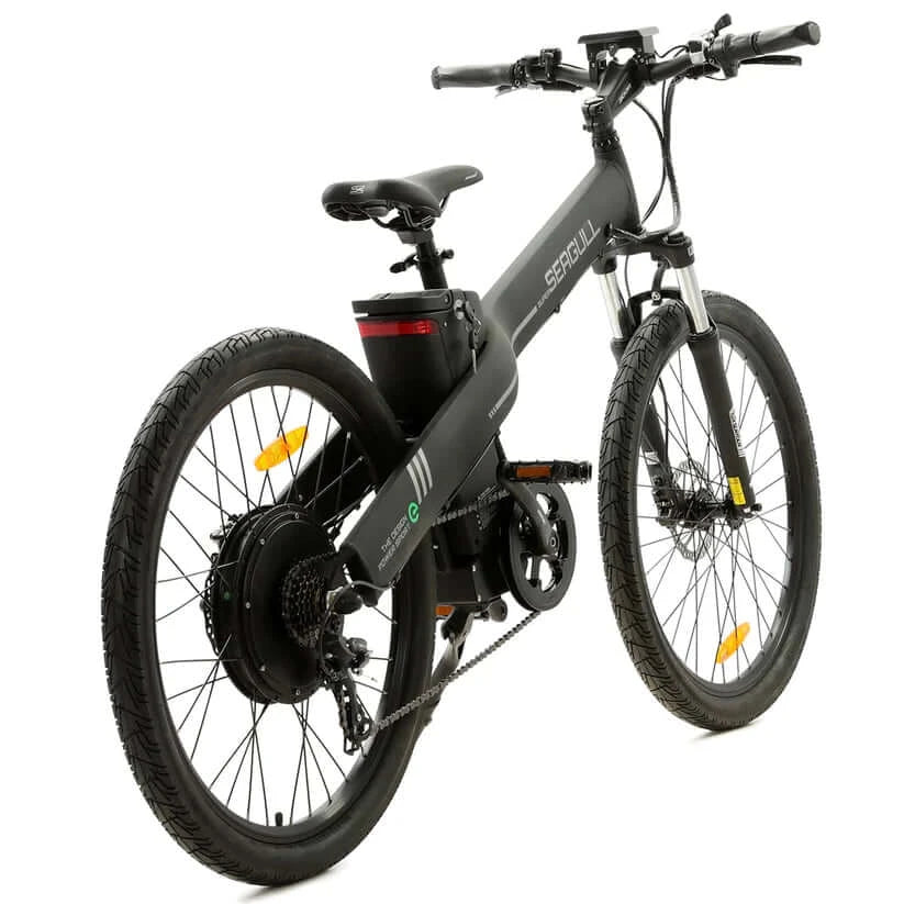 Ecotric Bikes - Ecotric Seagull Electric Mountain Bicycle, Matt Black