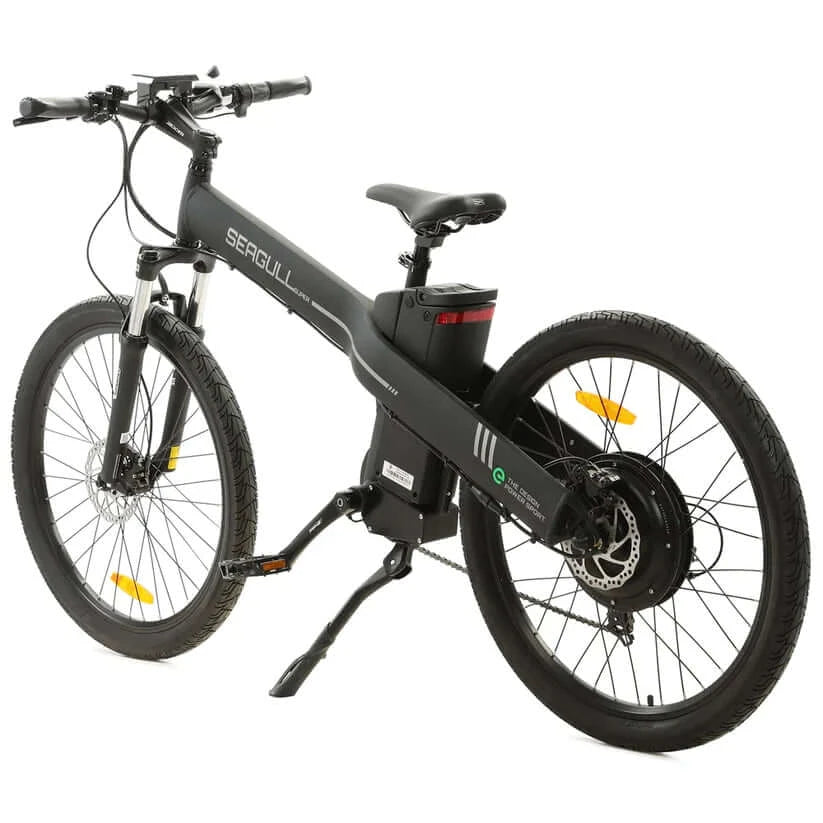 Ecotric Bikes - Ecotric Seagull Electric Mountain Bicycle, Matt Black