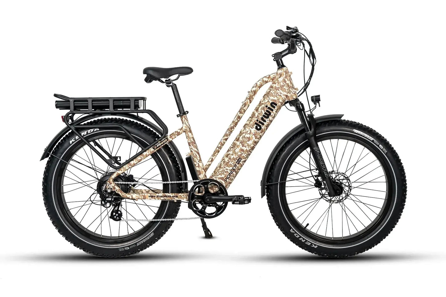 Dirwin Bike B2B - Pioneer Plus Step Thru Fat Tire Electric Bike