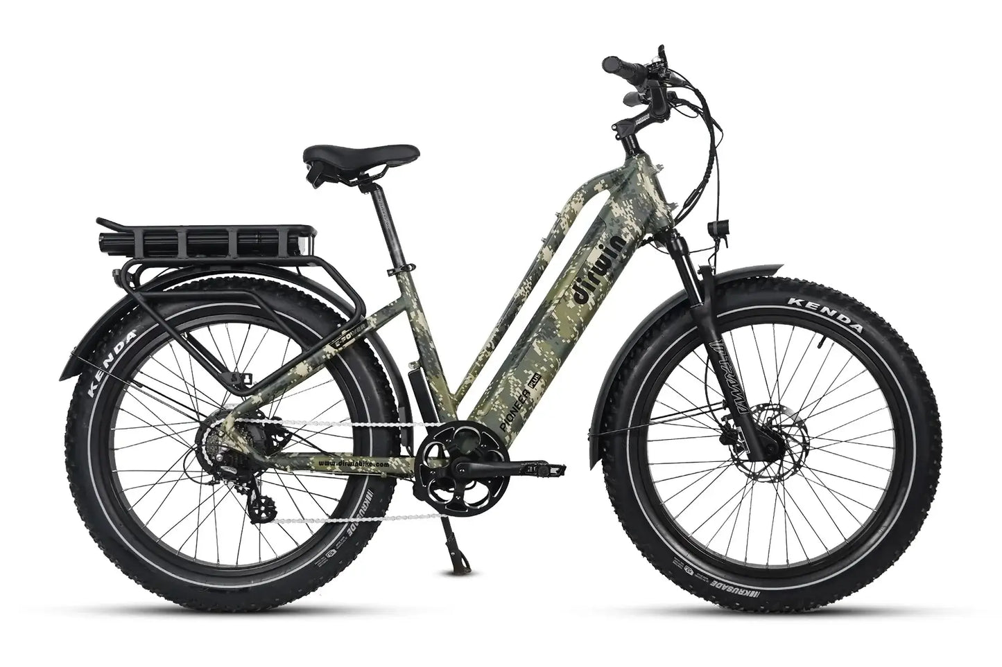 Dirwin Bike B2B - Pioneer Plus Step Thru Fat Tire Electric Bike