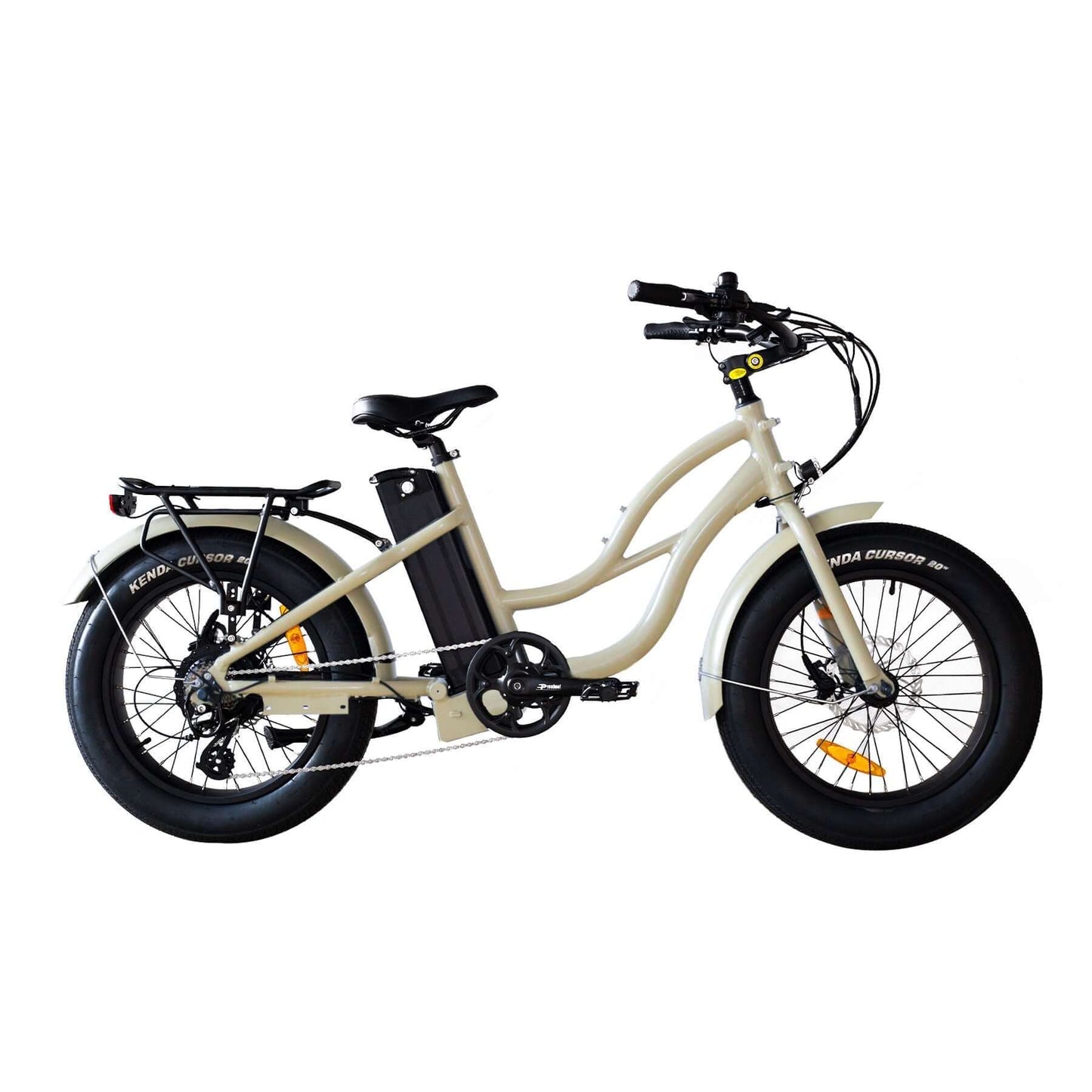 Coastal Cruiser Bikes - Step Thru Mini 20x4 - 52v Beach Cruiser Electric Bike