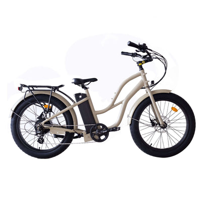 Coastal Cruiser Bikes - Step Thru 24x3 - 52v Beach Cruiser Electric Bike