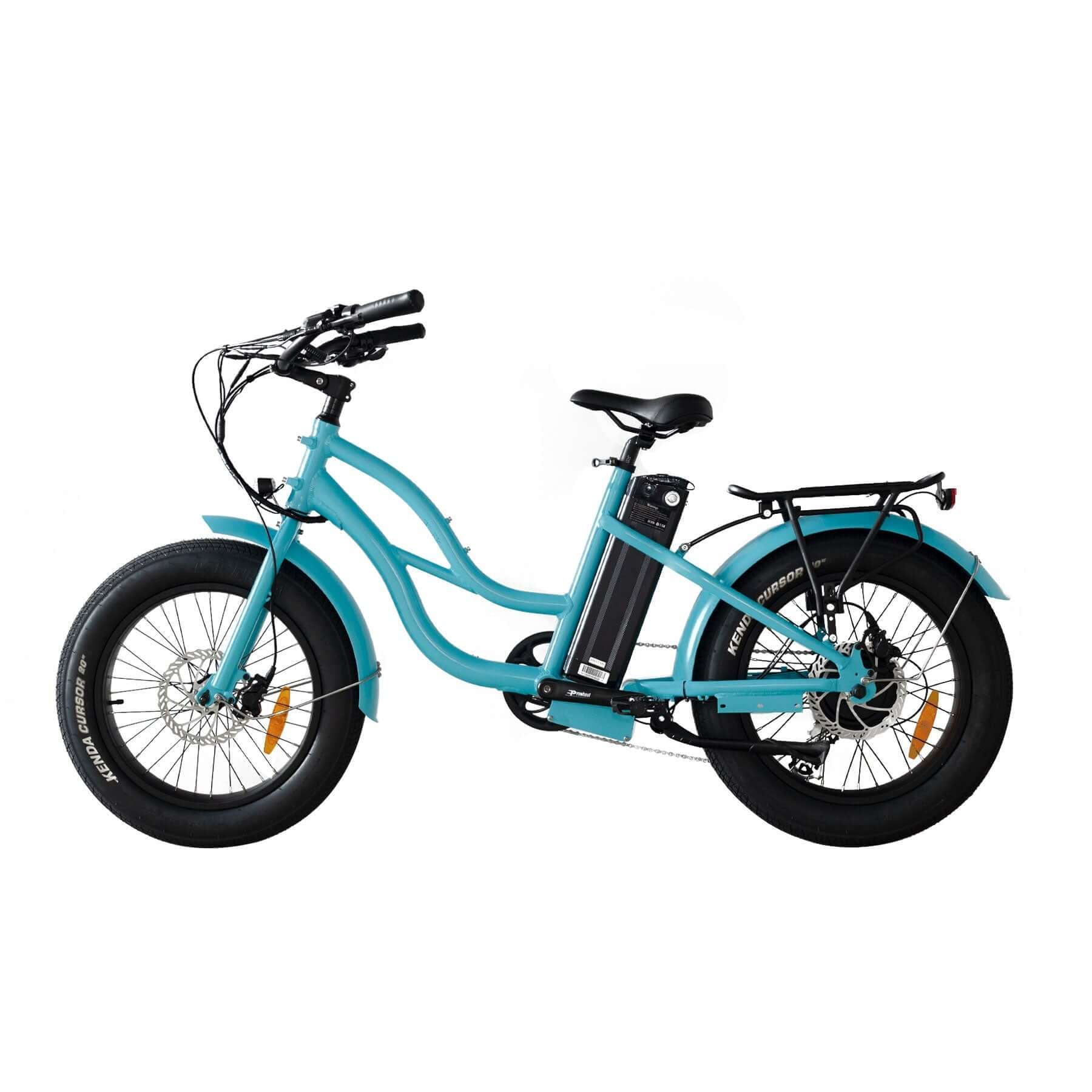 Coastal Cruiser Bikes - Step Thru Mini 20x4 - 52v Beach Cruiser Electric Bike