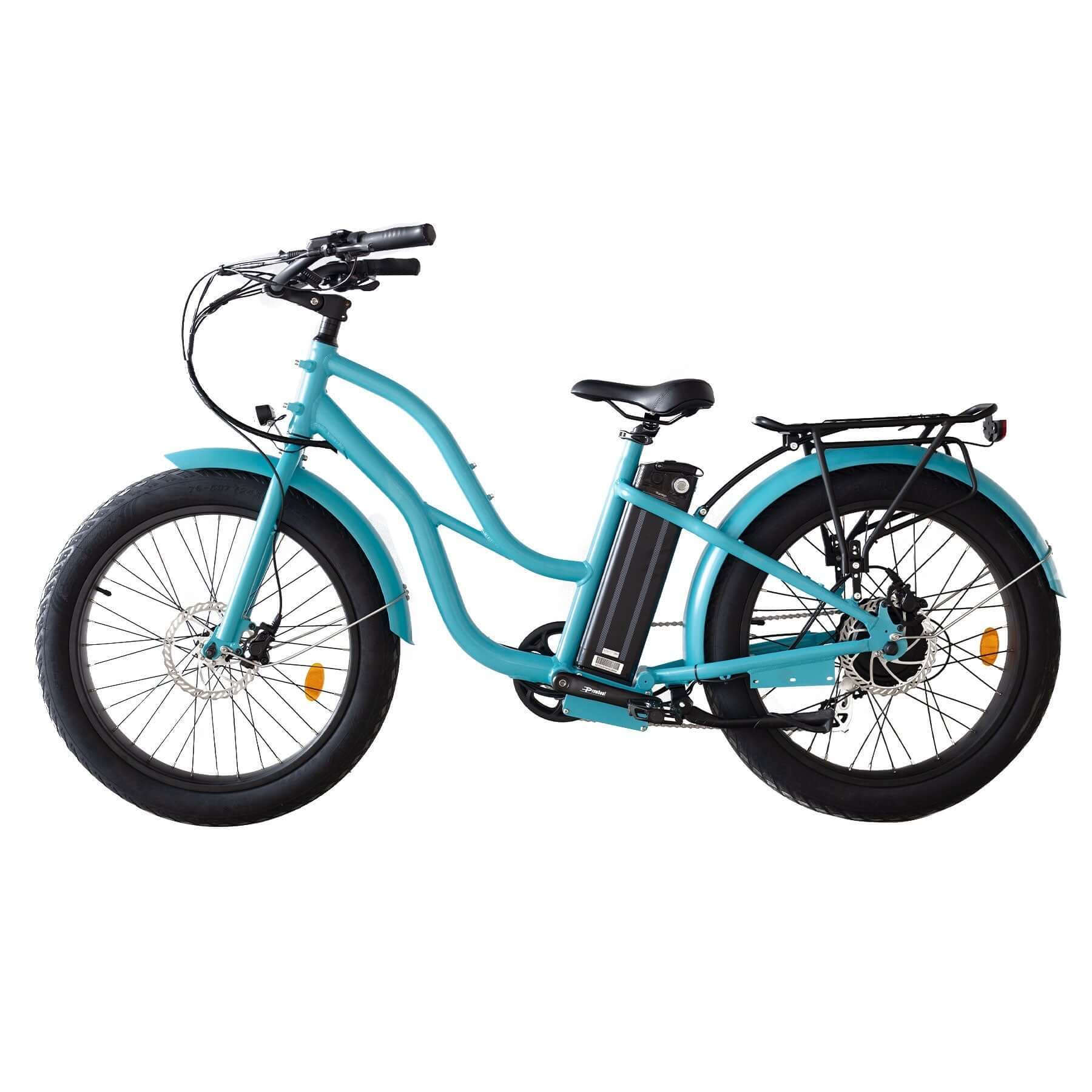 Coastal Cruiser Bikes - Step Thru 24x3 - 52v Beach Cruiser Electric Bike