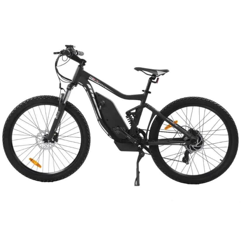 Ecotric Bikes - Ecotric Tornado Full Suspension MTB Electric Bike, Black