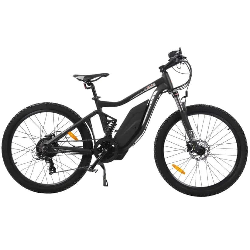 Ecotric Bikes - Ecotric Tornado Full Suspension MTB Electric Bike, Black