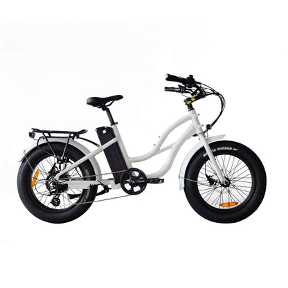 Coastal Cruiser Bikes - Step Thru Mini 20x4 - 52v Beach Cruiser Electric Bike