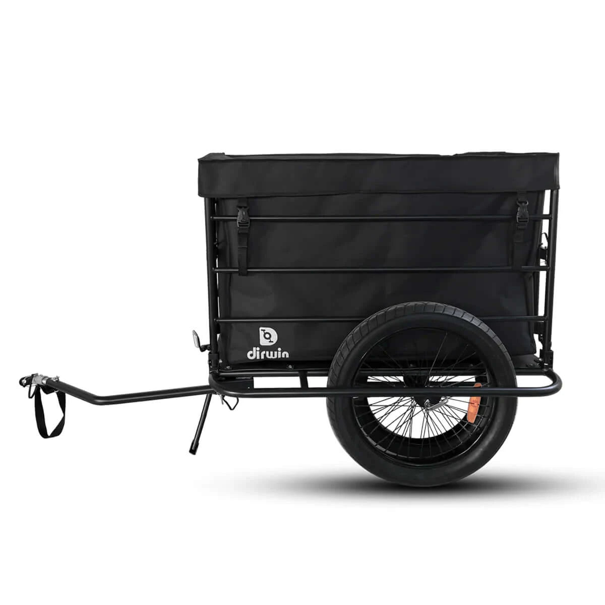 Dirwin Bike B2B - Dirwin Bike All-Terrain Cargo Trailer, Black